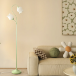 Add a Touch of Elegance with Hand-Painted Flower Floor Lamp for Bedroom