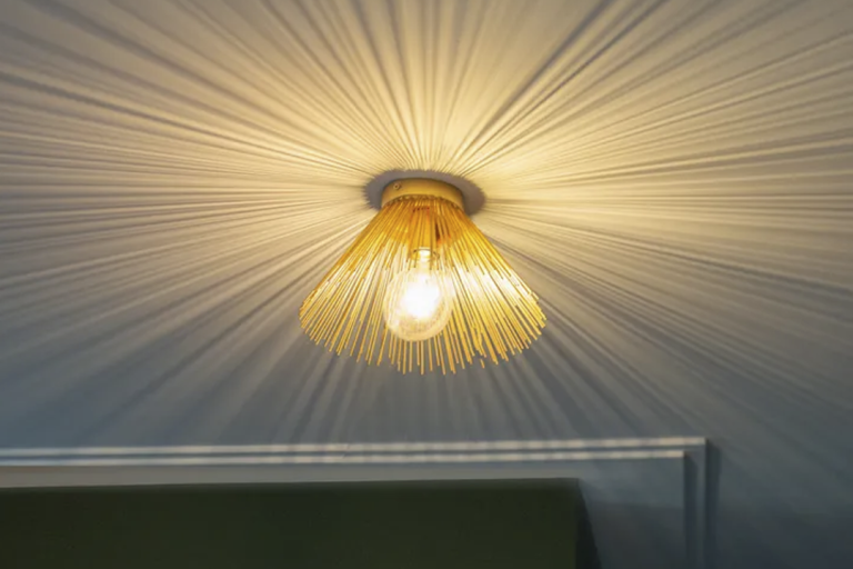 Whimsical Art Nouveau Ceiling Lamp for Kids’ Room