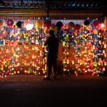 Vibrant Plastic Rainbow Floor Lamp: A Colorful Lighting Solution