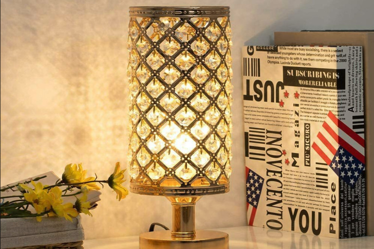 Sparkle and Shine: Crystal Table Lamp for Kids’ Room