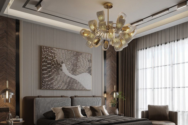 Create an Elegant Bedroom with an Italian Chandelier