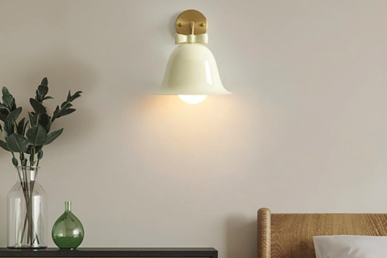 Illuminate Your Space with a Bedroom Bow Bell Wall Lamp