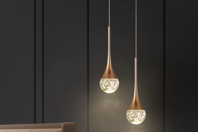 Enhance Your Space with a Clear Crystal Drop Pendant Lamp