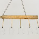 Rustic Charm: Farmhouse Mason Jar Pendant Light for Kitchen Island