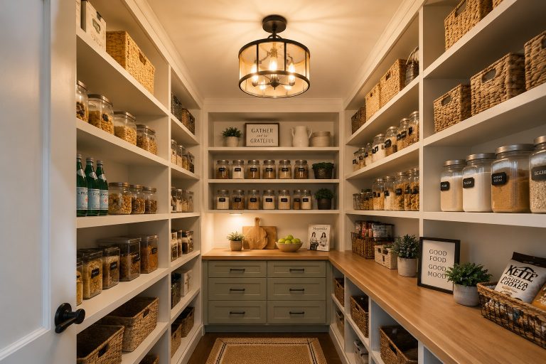 Upgrade Your Walk-In Pantry with a Stylish Ceiling Lamp