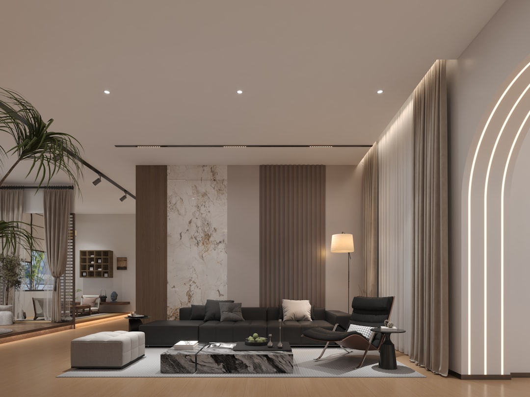 Photo luxury floor lamp