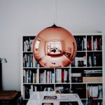 Vintage Copper Pendant Light: Perfect for Kitchen Sink